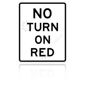 MUTCD R10-11a No Turn On Red